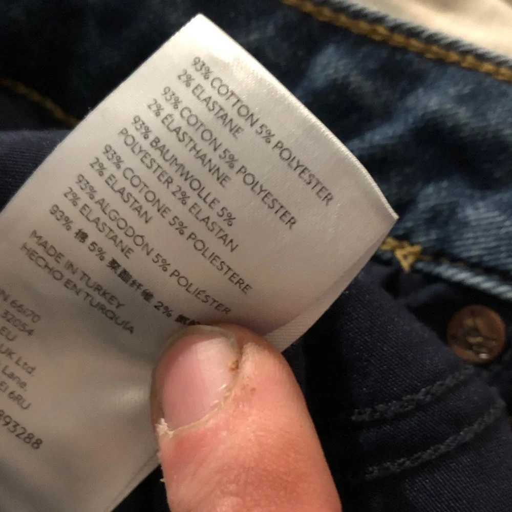 We The Free Dark Blue Skinny Jeans